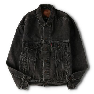 古着 90年代 リーバイス Levi's 70507-4159 ブラック デニムジャケット