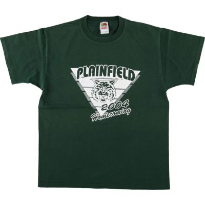 古着 00年代 フルーツオブザルーム FRUIT OF THE LOOM plainfield homecoming プリントTシャツ メンズL相当 /eaa439124 【中古】 【240802】