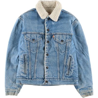 古着 リーバイス Levis オレンジタブ デニムボアジャケット USA製 メンズM相当 ヴィンテージ /eaa512177 【中古】 【250203】