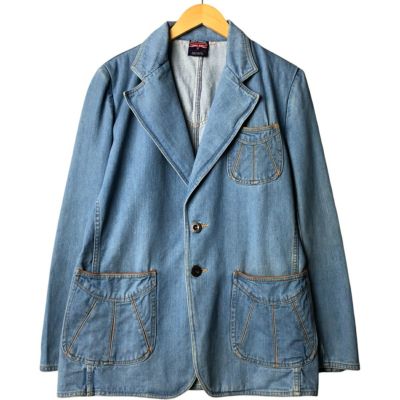 古着 80年代 ブリタニア BRITTANIA デニムテーラードジャケット レディースXL相当 ヴィンテージ /eaa572938 【中古】 【250729】 【ADEL/アデル】