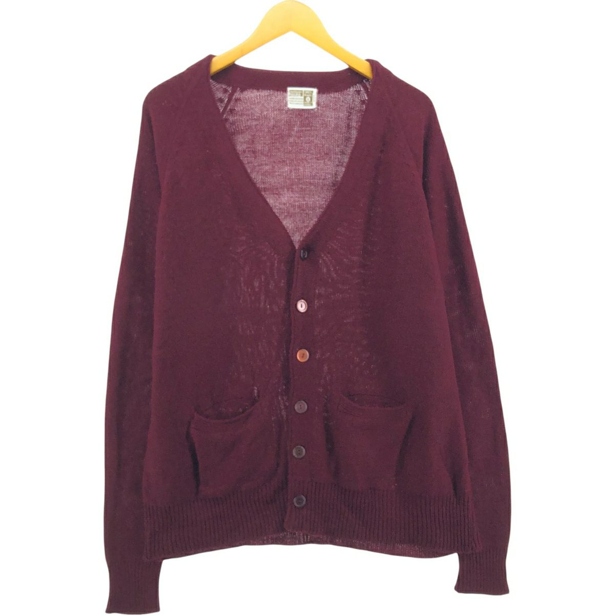 古着 70年代 シアーズ Sears SPORTSWEAR アクリルニットカーディガン