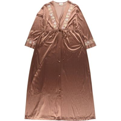 古着 70年代 シアーズ Sears Misses ROBE マキシ丈 ガウン ルームローブ レディースM相当 ヴィンテージ /eaa498157 【中古】 【250203】 【Elulu/エルル】