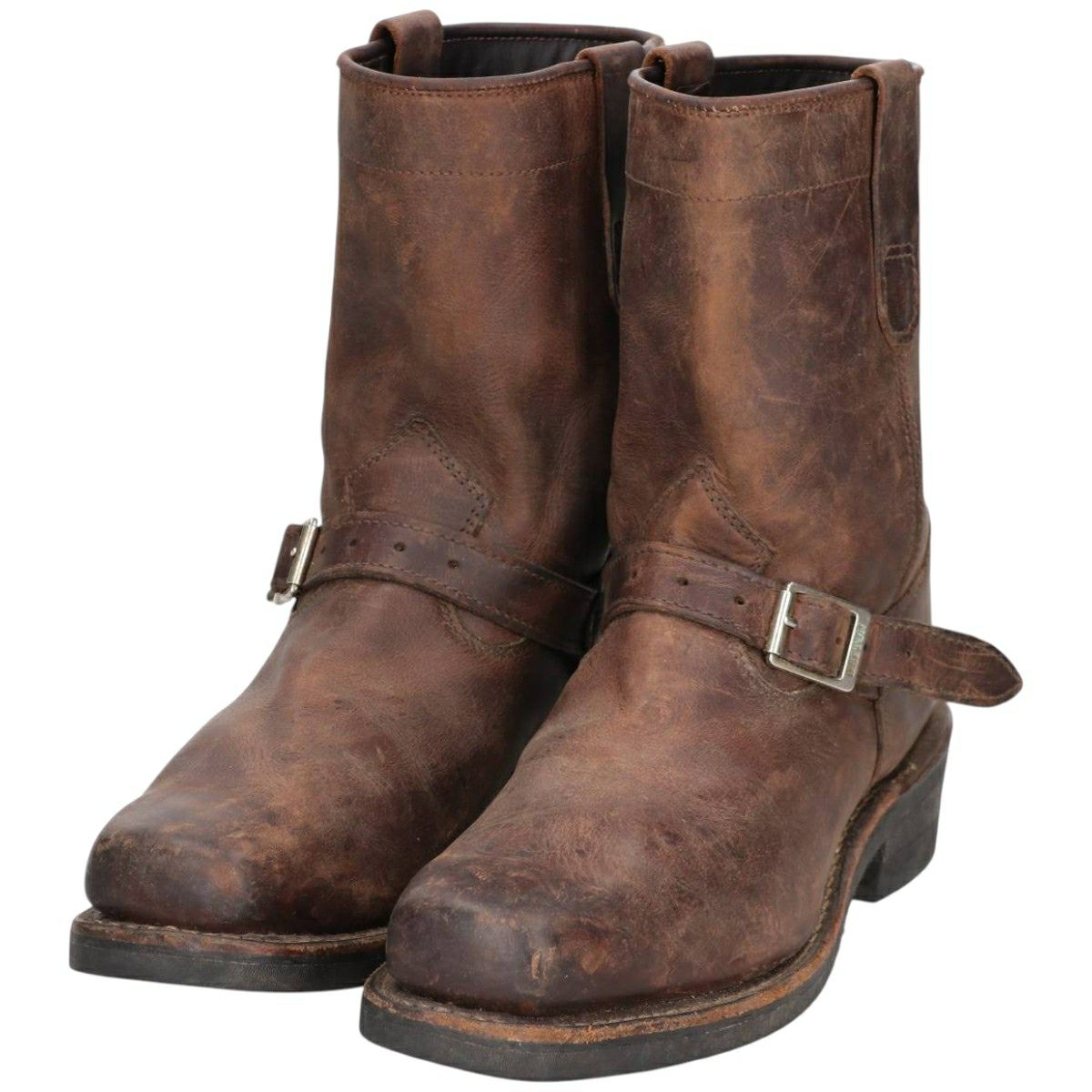 古着 ルケーシー Lucchese 厚底 スチールトゥ ウエスタンブーツ USA製