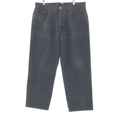 古着 90年代 リーバイス Levi's 550 RELAXED FIT ブラックデニム