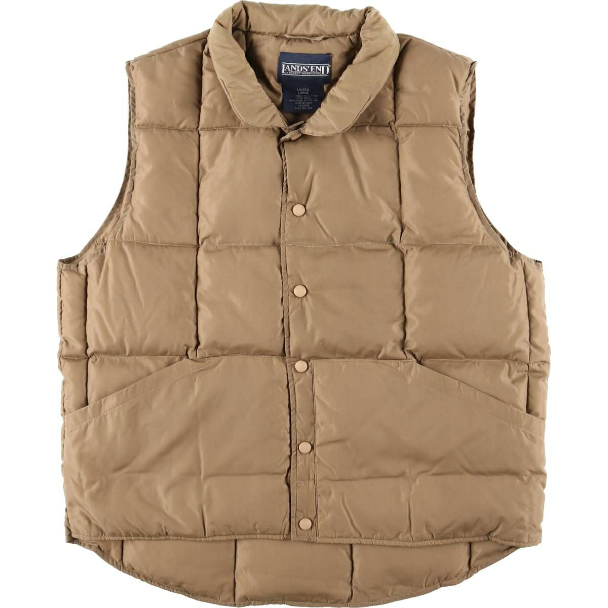 古着 80～90年代 ランズエンド LANDS END ナイロンジャケット メンズM