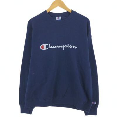 古着 90年代 チャンピオン Champion ロゴスウェットシャツ トレーナー USA製 メンズXL相当 ヴィンテージ /eaa413408 【中古】 【240803】 ss2503_30