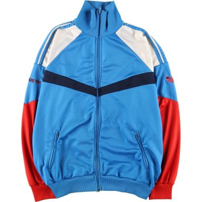 古着 80年代 アディダス adidas ジャージ トラックジャケット メンズXL