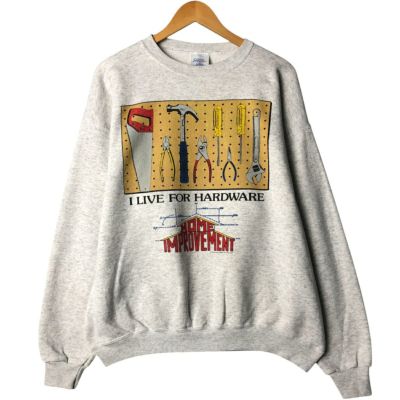 古着 90年代 SANTEE HOME IMPROVEMENT ホームインプルーブメント テレビドラマ ムービー スウェットシャツトレーナー USA製 メンズXL相当 ヴィンテージ /eaa568303 【中古】 【250801】