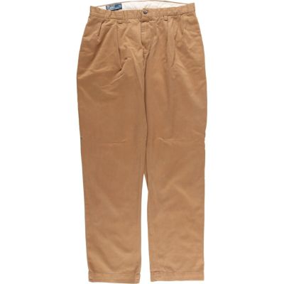 W34L33実寸 ポロバイラルフローレン HAMMOND PANT ツータック 古着 ラルフローレン Ralph Lauren POLO by Ralph Lauren