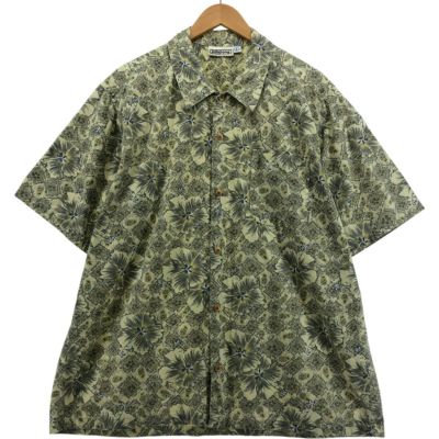 古着 ビラボン BILLABONG 総柄 花柄 ハワイアンアロハシャツ ボックスシャツ メンズL相当 /eaa572859 【中古】 【250801】
