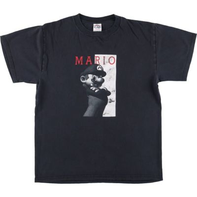 古着 SUPER MARIO スーパーマリオ キャラクタープリントTシャツ