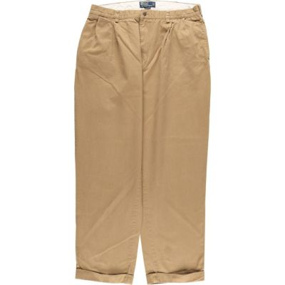 Polo by Ralph Lauren ツータックチノパン USA製 ブラウン Ralph Lauren - 古着 ラルフローレン Ralph Lauren POLO RALPH