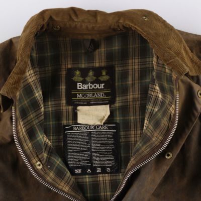 古着 80年代 バブアー Barbour MOORLAND ムーアランド 旧3 