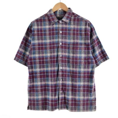90s Ralph Lauren 短丈　半袖　チェックシャツ　city box 90s Ralph Lauren 短丈 半袖 チェックシャツ city box - メルカリ