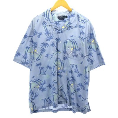 Polo Sport 90s アロハシャツ XXL 90s POLO SPORT ポロスポーツ アロハシャツ カジキ オープン