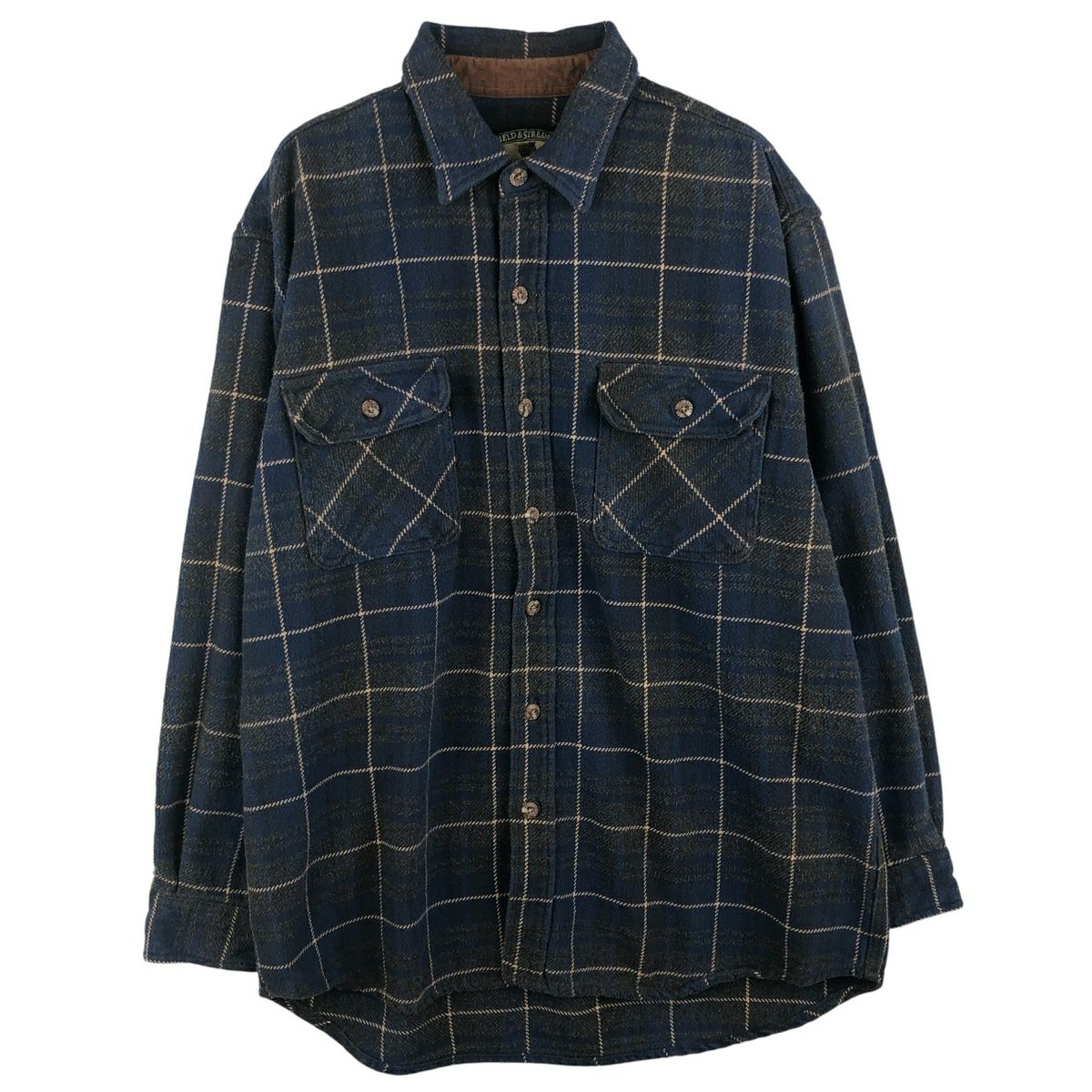 古着 フィールドアンドストリーム FIELD&STREAM 長袖 ヘビーネル