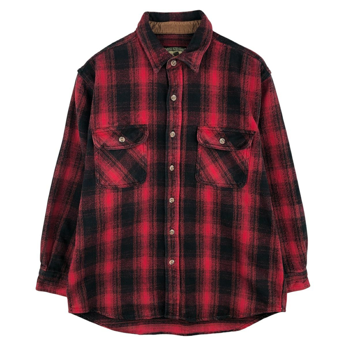 古着 フィールドアンドストリーム FIELD&STREAM オンブレチェック 長袖