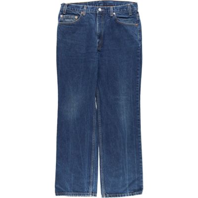 レディース 古着 80s Levi's 75844-0217 黒タブ 濃紺 インディゴ