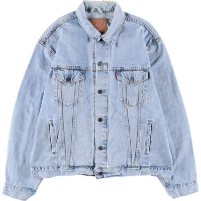 リーバイス Levi's 70598-4159 Gジャン 古着 90年代 リーバイス Levis 70598-4159 特大パッチ ブラック デニム