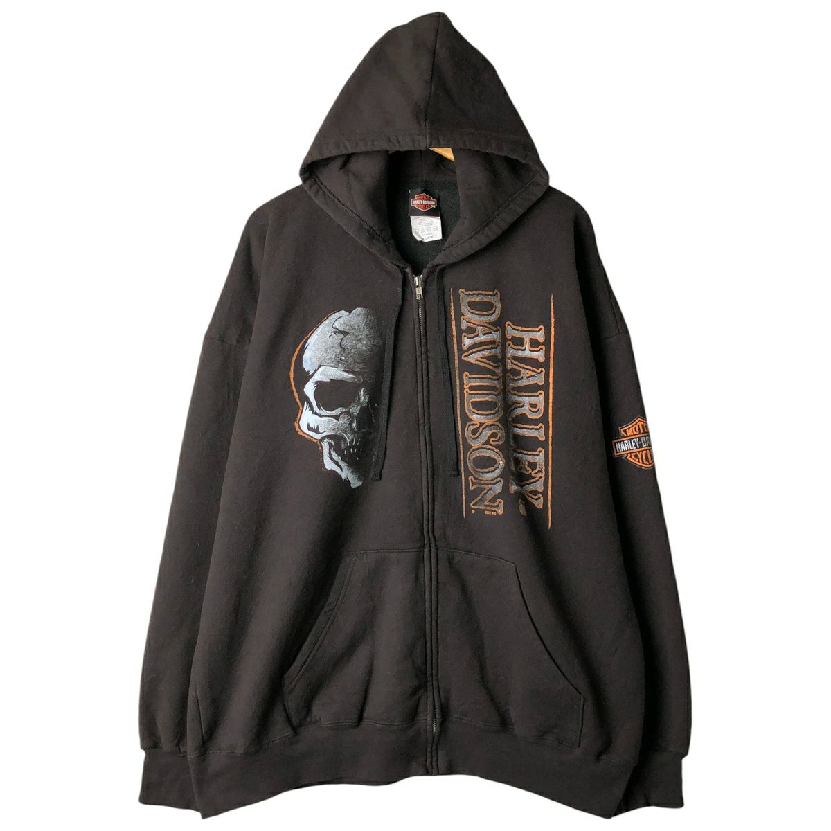 古着 ハーレーダビッドソン Harley-Davidson ドクロ柄 スカル柄