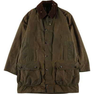 古着 80年代 バブアー Barbour BORDER ボーダー 旧3ワラント ワックス ...