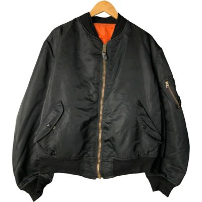 メンズ古着アウター1 古着 MA-1タイプ ミリタリー フライトジャケット メンズXL