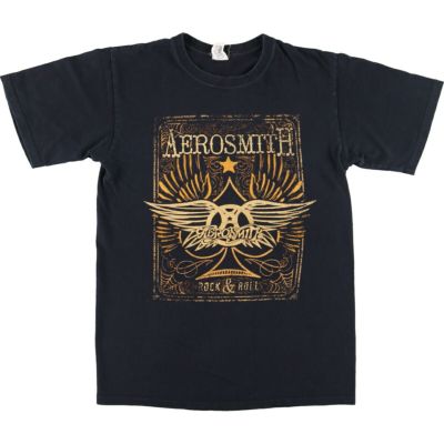 古着 AEROSMITH エアロスミス バンドTシャツ バンT USA製 メンズL