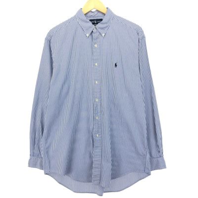 古着 ラルフローレン Ralph Lauren POLO RALPH LAUREN 長袖 ストライプ 