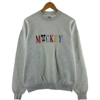 古着 90年代 MICKEY & CO MICKEY MOUSE ミッキーマウス キャラクタースウェットシャツ トレーナー USA製 メンズXL相当 ヴィンテージ /eaa498793 【中古】 【250207】