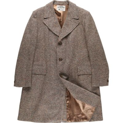 古着 CROMBIE HIGHLAND TWEED ウール チェスターコート メンズL相当 /eaa514127 【中古】 【250207】