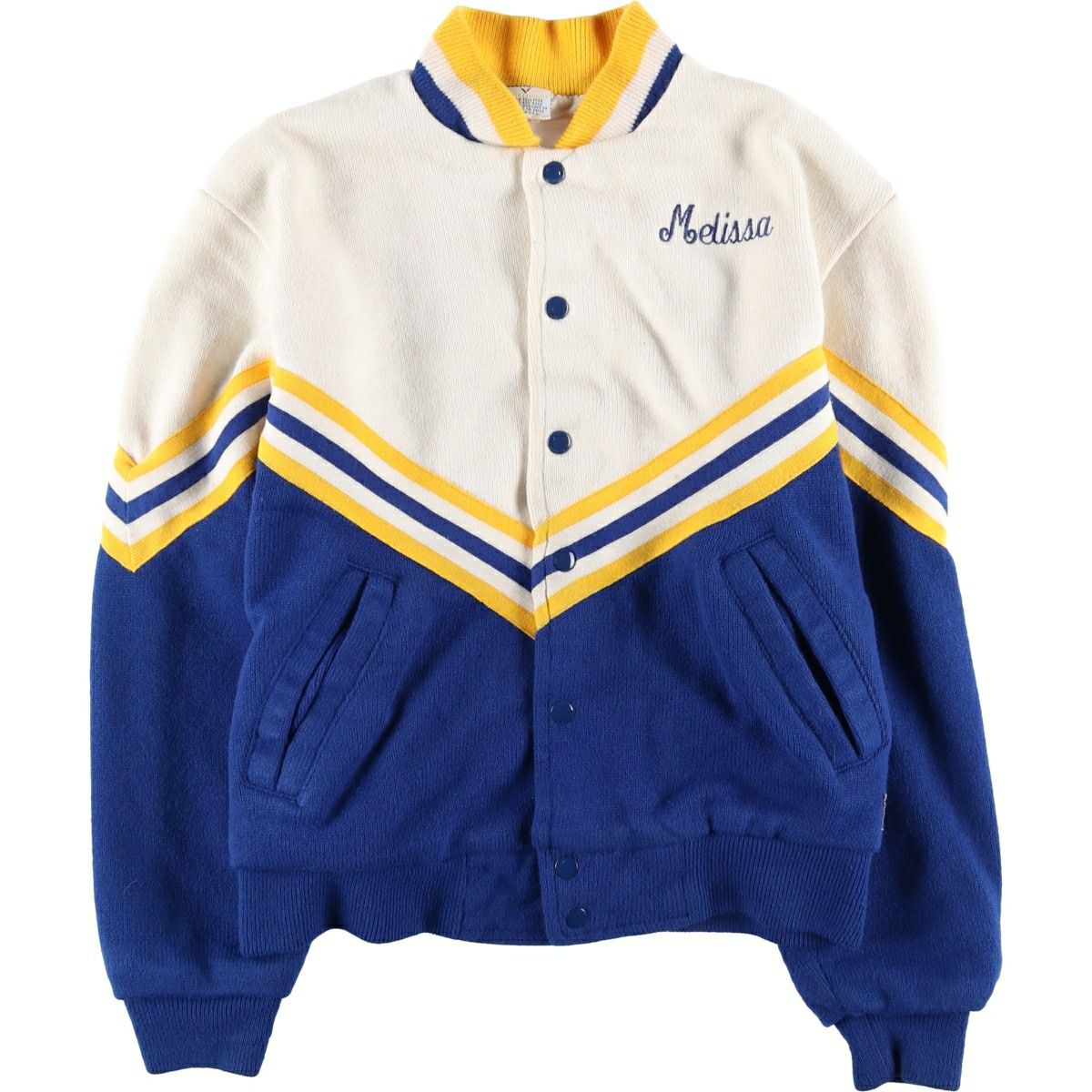 古着 80年代 バーディー Biedie バック刺繍 コーデュロイスタジャン