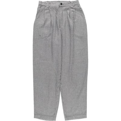 古着 DOCKERS ツータック コットン×リネン スラックスパンツ
