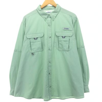 古着 コロンビア Columbia PFG ボタンダウン 長袖 フィッシング