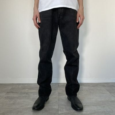 古着 90年代 ラングラー Wrangler ブラックデニム ストレートデニムパンツ USA製 メンズw34相当 ヴィンテージ /eaa473339 【中古】 【240805】 【WP2405】 ss2503_30