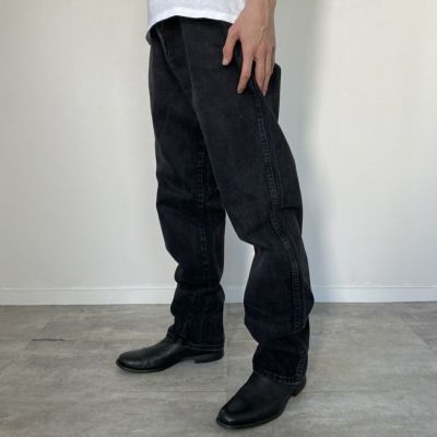 古着 90年代 ラングラー Wrangler ブラックデニム ストレートデニムパンツ USA製 メンズw34相当 ヴィンテージ /eaa473343 【中古】 【240805】 【WP2405】 ss2503_30