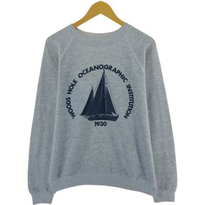 古着 80年代 ヘインズ Hanes 青タグ プリントスウェットシャツ トレーナー USA製 メンズXL相当 ヴィンテージ /eaa468971 【中古】 【250208】