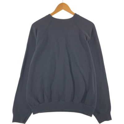 90年代 タルテックス USA製 プレーン ブランク スウェット ダークネイビー 古着 90年代 タルテックス TULTEX 無地 ブランクスウェット