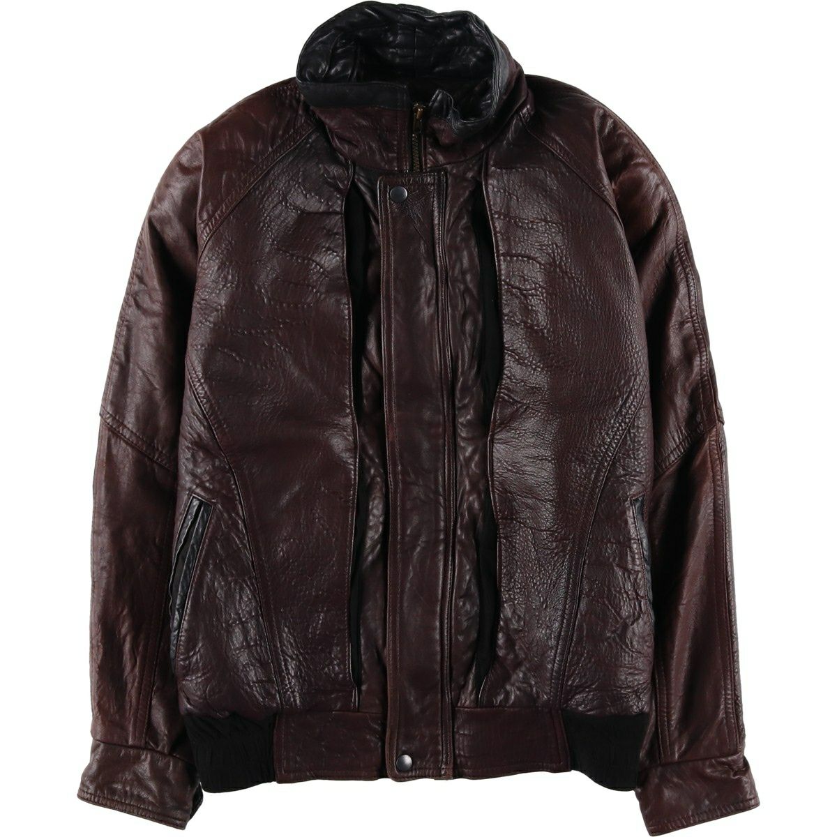 古着 70年代～ REED SPORTSWEAR レザーブルゾンタイプ メンズXL相当