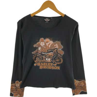 シモンズグランドセール 00年代 古着 ハーレーダビッドソン 襟付き Harley-Davidson Tシャツ(長袖+七分)