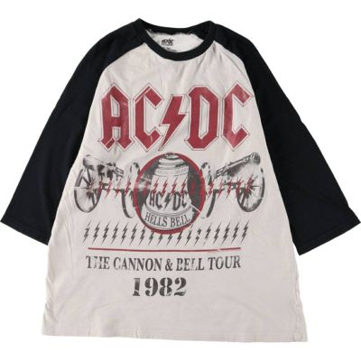 古着 AC/DC エーシーディーシー 七分袖 ラグラン バンドTシャツ バンT メンズL相当 /eaa570465 【中古】 【250804】