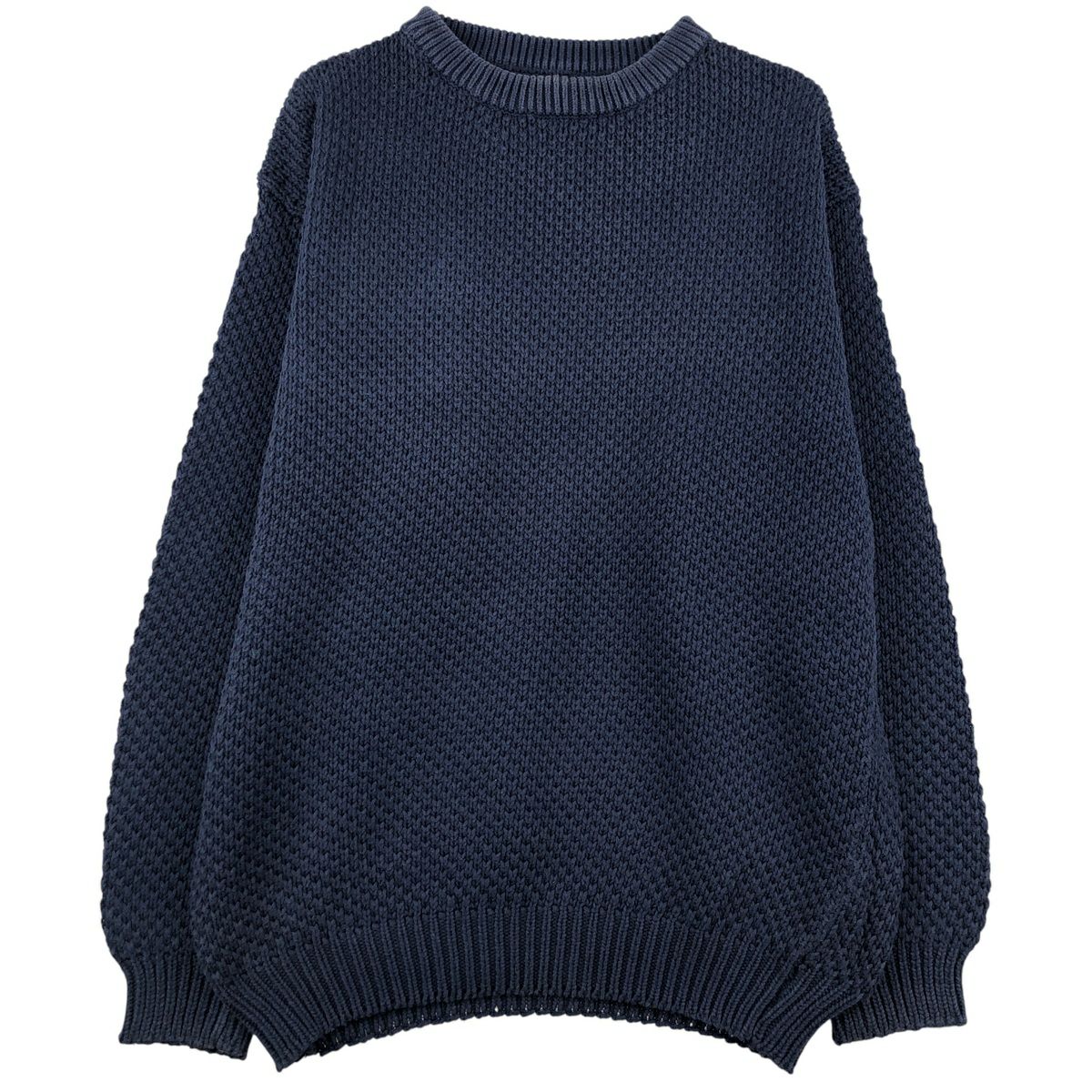 古着 80～90年代 エディーバウアー Eddie Bauer 黒タグ コットンニット