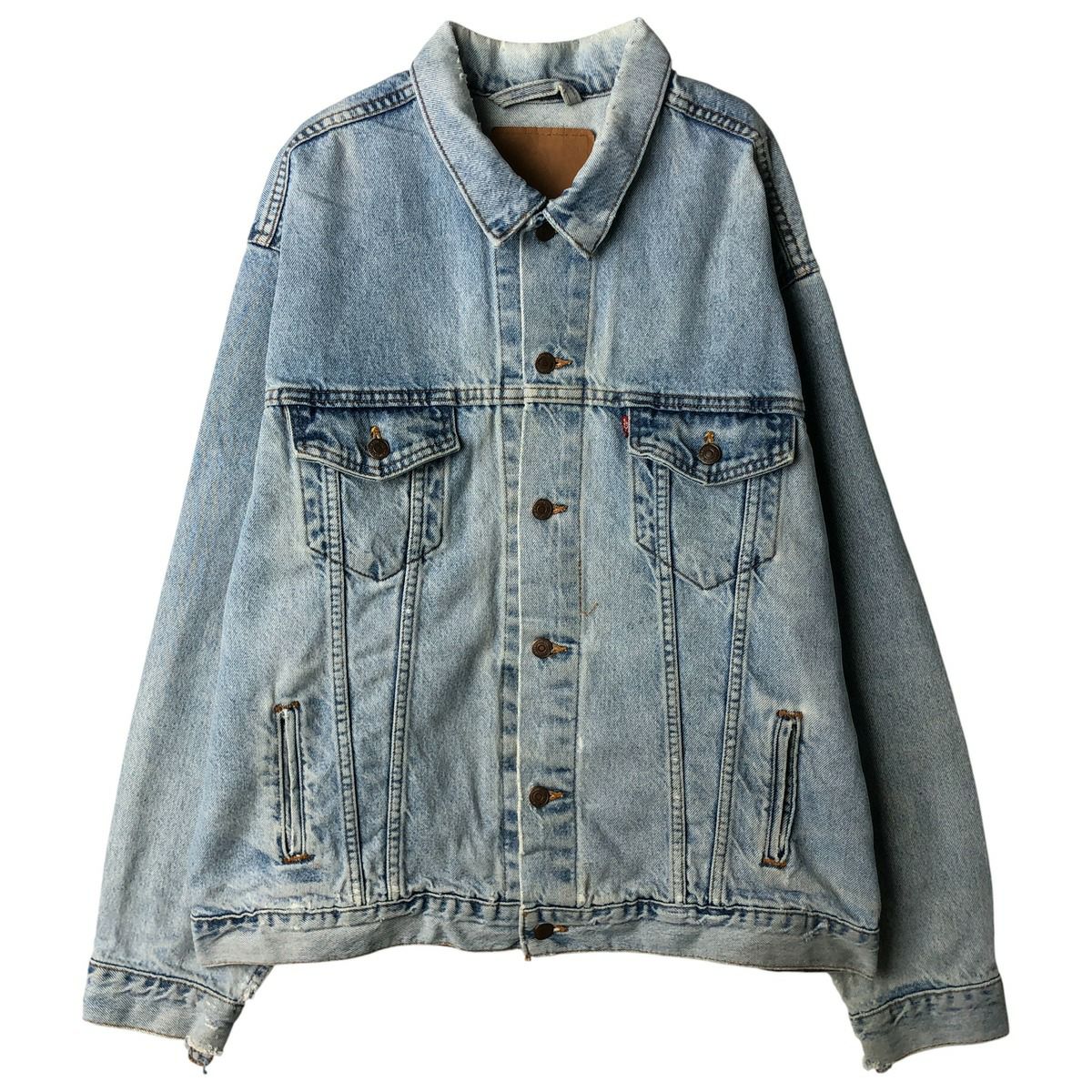 古着 リーバイス Levis デニムジャケット Gジャン メンズXL相当