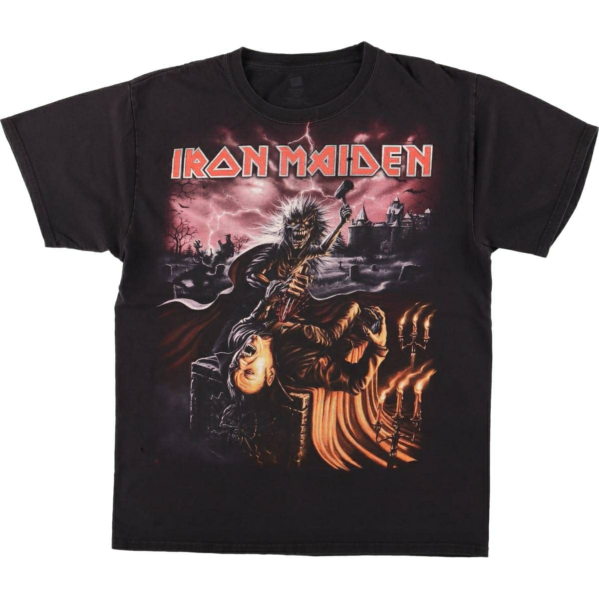 古着 ヘインズ Hanes IRON MAIDEN アイアンメイデン バンドT