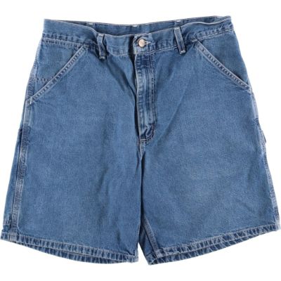 90s usa製 Carhartt デニムペインターショーツ 古着バギー w36 90s usa製 Carhartt デニムペインターショーツ 古着バギー w36