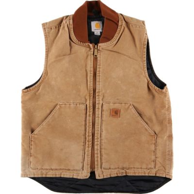 古着 カーハート Carhartt ダック地ベスト メンズXL /eaa298828 【中古