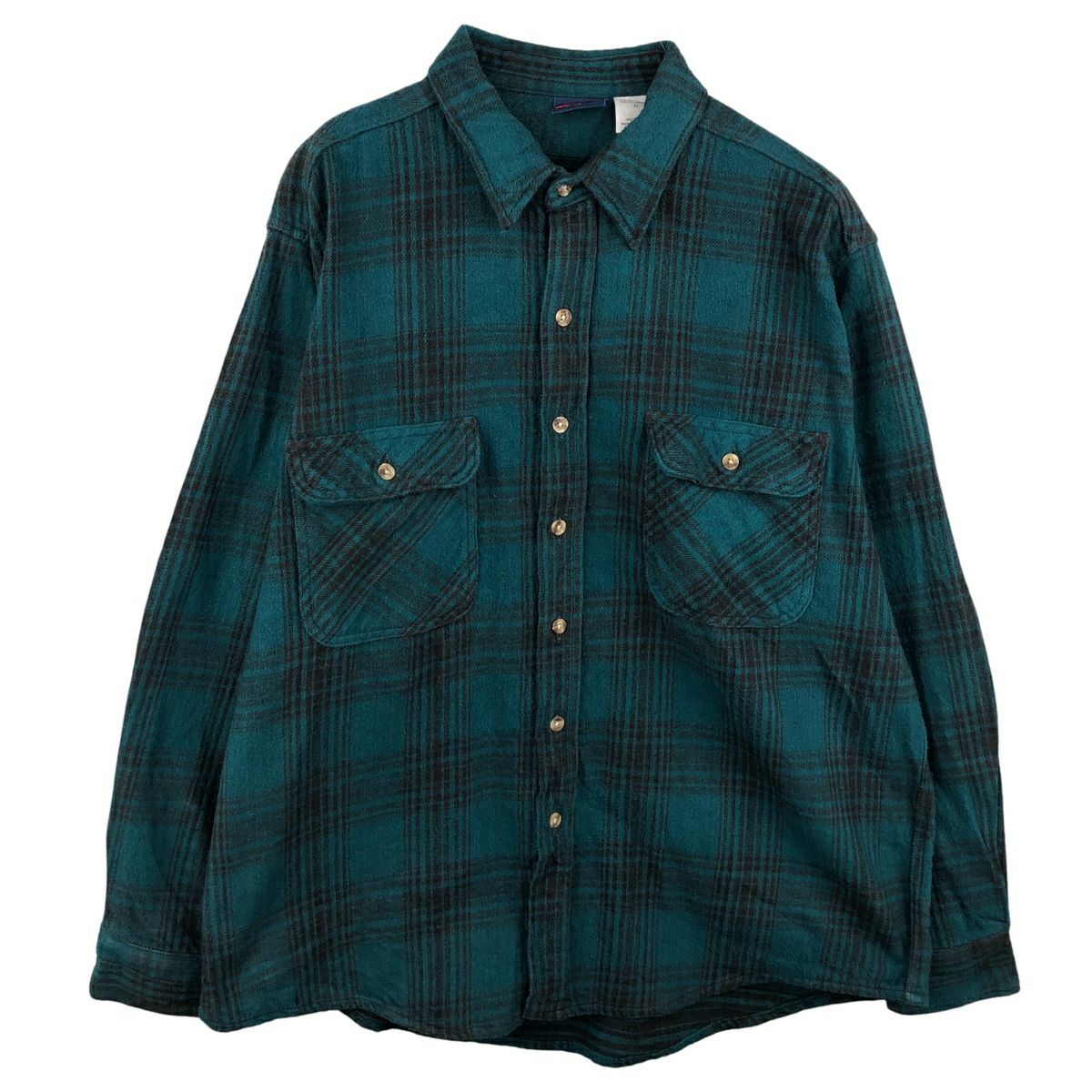 古着 90年代 FIELDN FOREST 長袖 フランネルチェックシャツ メンズXL