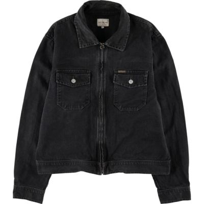 未使用　カルバンクラインジーンズ　黒 デニムジャケット Lサイズ カルバンクラインジーンズ デニムジャケット L ブラック - メルカリ