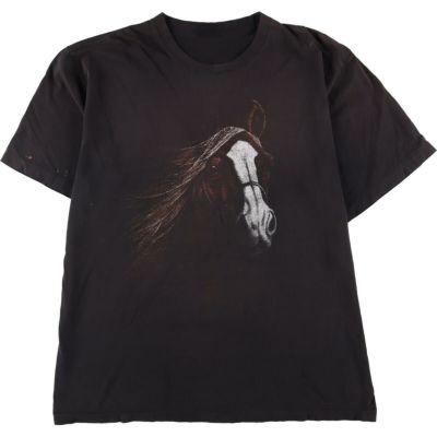 新製品 ポニー 両面 プリント Tシャツ Lサイズ 半袖 馬 www.laessa.fr