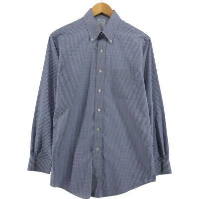 古着 ブルックスブラザーズ Brooks Brothers Est.1818 長袖 ボタンダウンチェックシャツ メンズM相当 /eaa513010 【中古】 【250209】