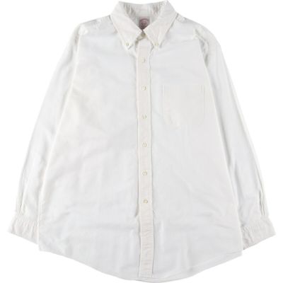 古着 ブルックスブラザーズ Brooks Brothers Est.1818 長袖 ボタンダウンシャツ USA製 メンズXL相当 /eaa513262 【中古】 【250209】
